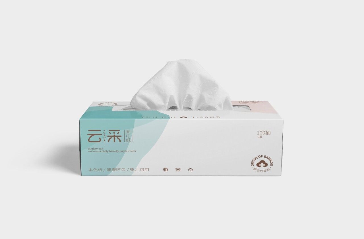 云采面巾纸｜品牌包装设计 包装设计案例展示图2 王双品牌设计