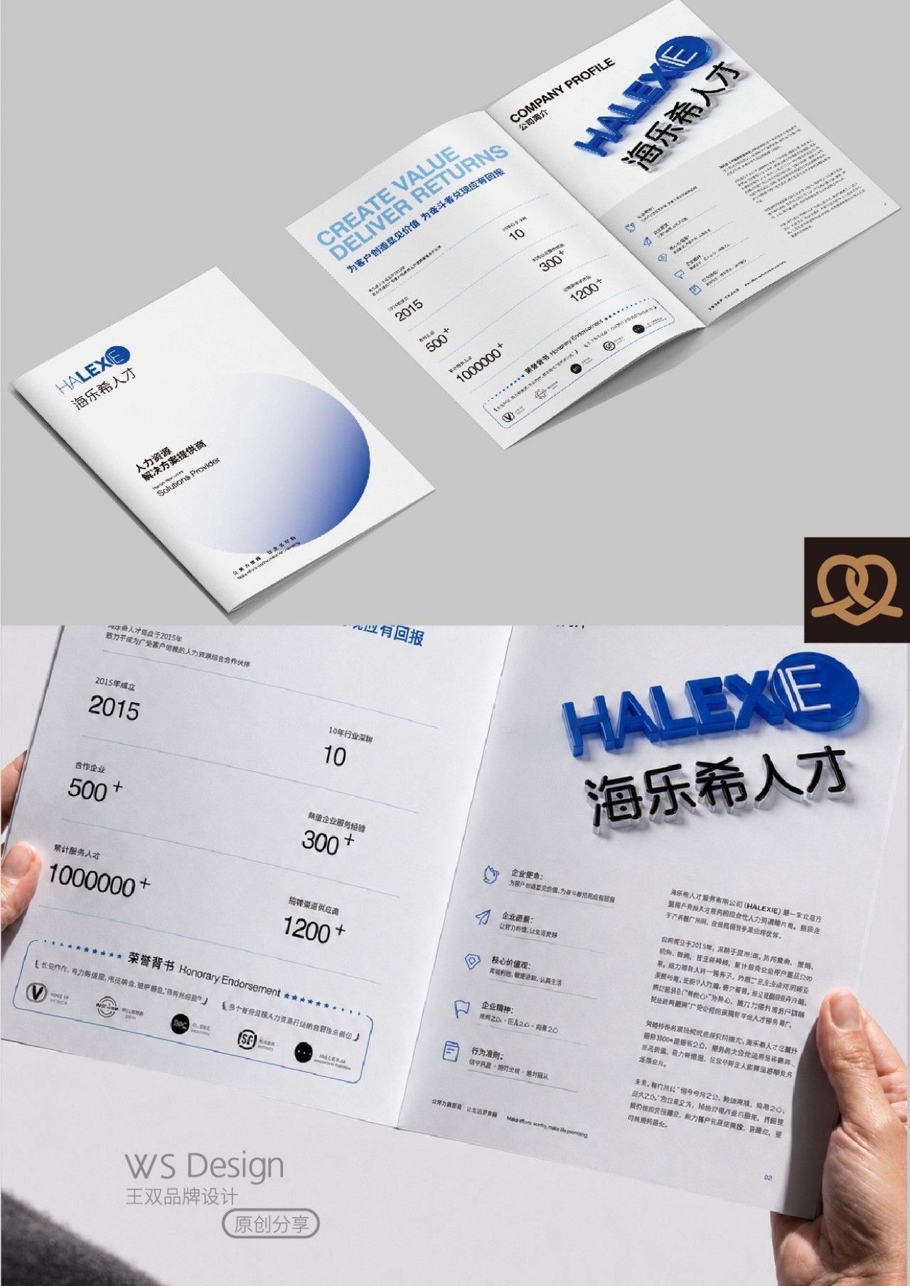 海乐希|企业画册设计 物料设计案例展示图2 王双品牌设计